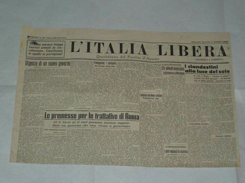 Italia libera organo - libera,