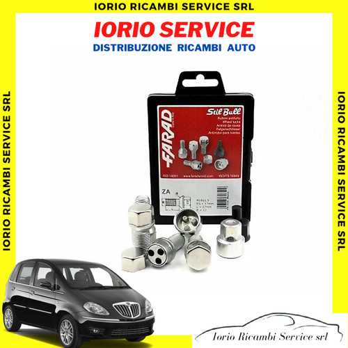 Kit bulloni antifurto auto - kit,