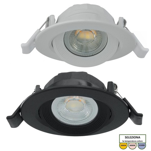 Faretto incasso tondo - , led
