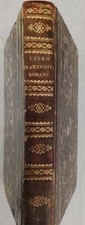 1837 LIBRO ANTICHITA ROMANE