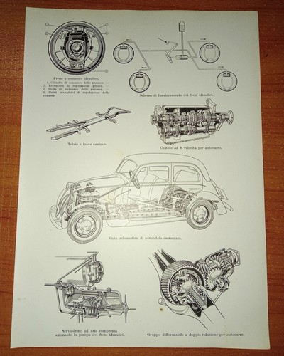 Stampa libro epoca - stampa, auto