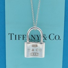 Tiffany & Co. 1837 Lucchetto Collana Pendente Argento Sterling 925 Nessuna...