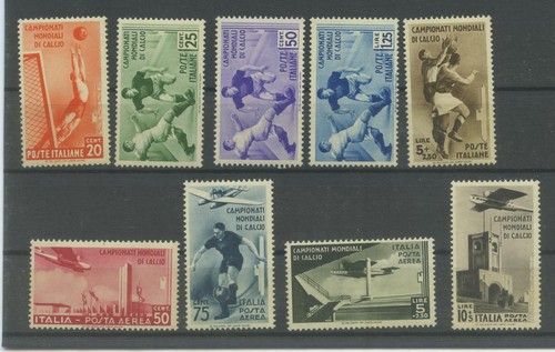 Regno 1934 calcio - calcio, 9v.
