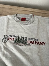 Felpa Best Company Taglia L Foresta Bosco Forest Sweatshirt Paninaro Alberi