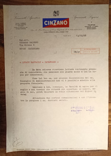 Torino anni cinzano - torino,