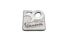 Adesivo scritta targa 50 anni