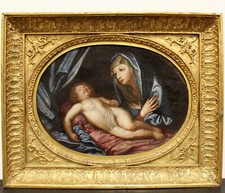 DIPINTO AD OLIO SU TELA CON