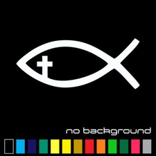 Adesivo Gesù Pesce Vinile