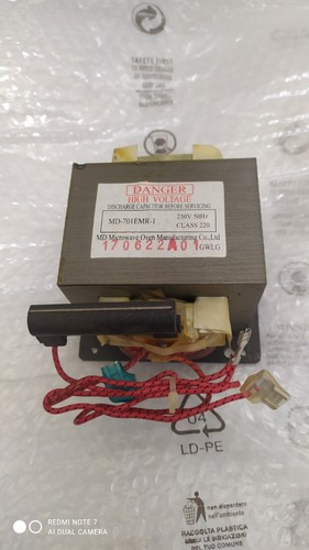 Trasformatore per microonde - trasformatore,