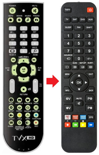Telecomando adatto per - , dvico