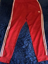 pantalone adidas rossa