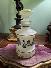 F.LLI FERRO MURANO VETRO OPALINO BOTTIGLIA PROFUMO LAVANDA COLDINAVA PRIMI 900