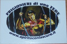 ZAGOR ADESIVO FORUM SCLS - DISEGNO DI MAURO LAURENTI -  CM. 12,7 X 8,5 - RARO!!!