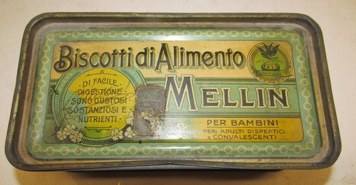 Scatola latta biscotti - latta,