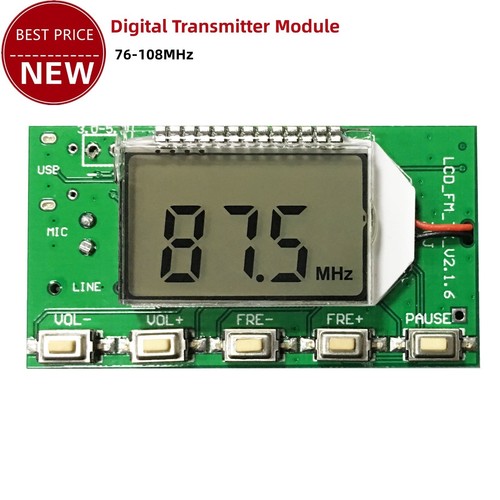 108mhz stereo digital tx - 76-108mhz,