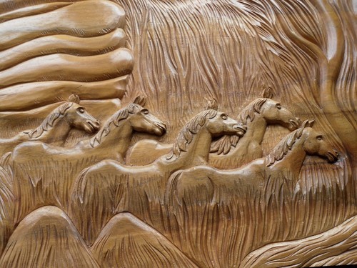 Quadro intarsiato legno del - quadro,