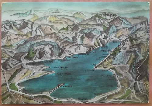 Lago garda mappa - -, pianta