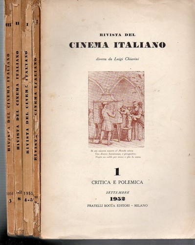 Rivista del cinema italiano - rivista,