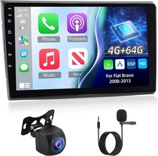 4G+64G Android Autoradio FIAT Bravo 2008-2013 + Telecamera - WiFi - 9 Pollici