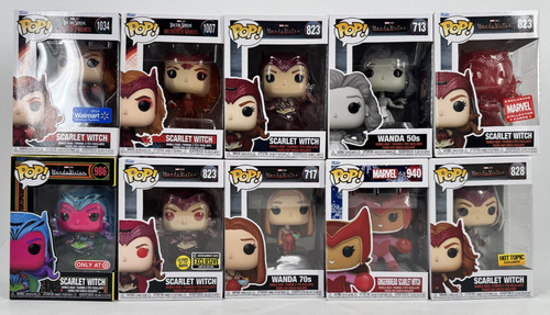 Lotto funko pop scarlet - 10,