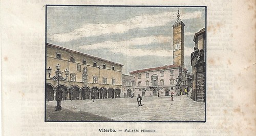 Stampa antica viterbo piazza - stampa,