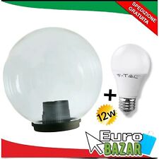 Sfera Globo trasparente  d. 25cm  da giardino per esterno