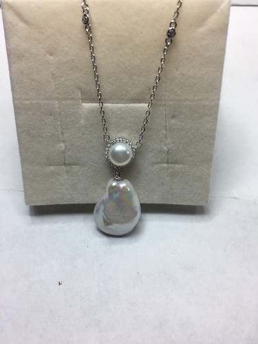 Collana argento 925 perla - collana,