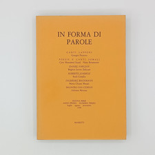 IN FORMA DI PAROLE NUOVA SERIE ANNO PRIMO NUMERO TERZO MARIETTI 1990