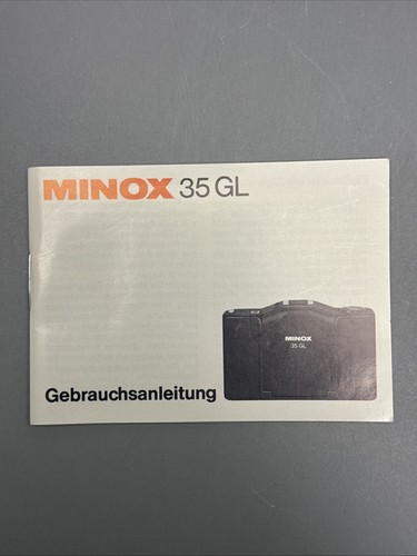 Minox manuale uso e1 - minox, 35