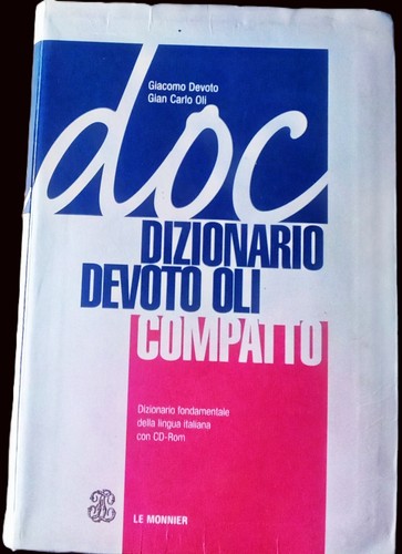 Dizionario devoto oli compatto - dizionario,