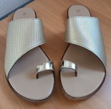 SCARPE DONNA SARA COLLECTION SANDALI MARRONE ARGENTO PELLE SINTETICA NUMERO 38