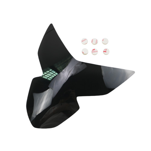 Lente copri faro moto nera - , per
