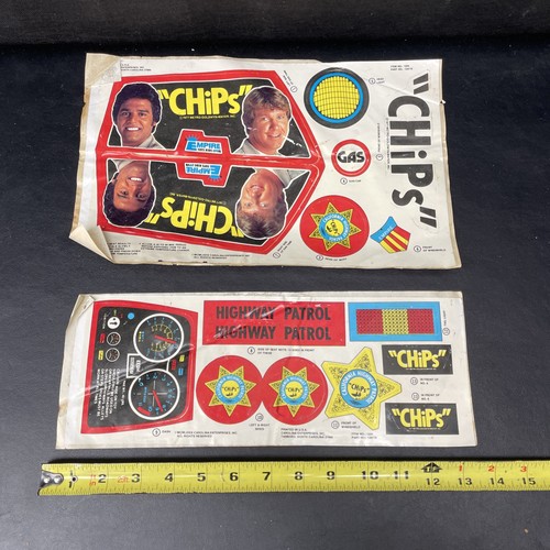 Foglio decalcomania vintage