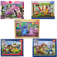Puzzle per bambini 24-99 pezzi carta FSC da 3 anni gioco in cartone fantasia a scelta NUOVO