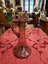 Antico candeliere in vetro