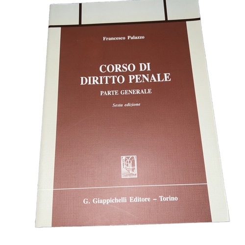 Corso diritto penale - penale,