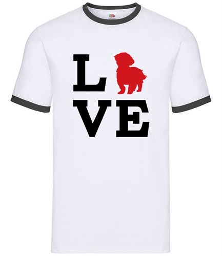 Love lhasa apso dog - apso, silhouette