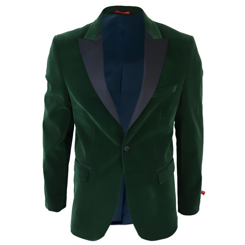 Uomo velluto verde smoking - velluto,
