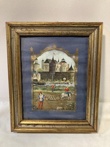 Olio lastrina rame - olio, di