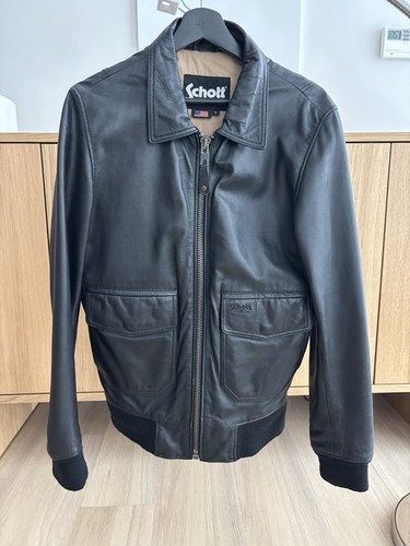 Giacca pelle nera schott - giacca,
