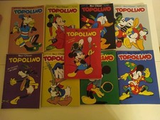 Topolino N° da 1 a 9, cofanetto 1949. Ristampa anastatica marzo 2002