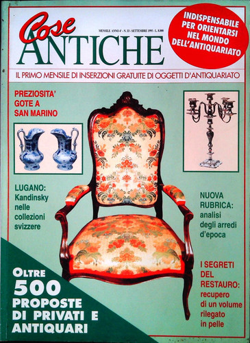 Cose antiche settembre 1995 - antiche,