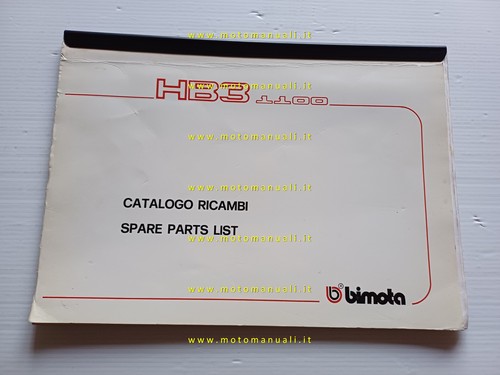 Bimota hb3 1100 1982 catalogo - bimota,