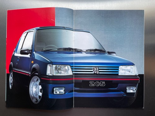 Peugeot 205 1991 brochure gti - 1991,