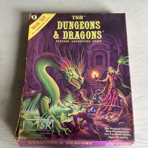 Tsr dungeons dragons - dragons, gioco