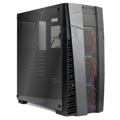 Case gaming rgb atx - gaming,