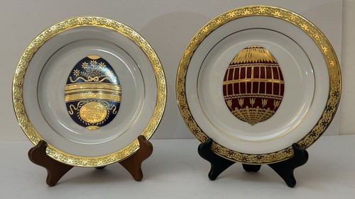 Due piatti faberge egg - faberge,