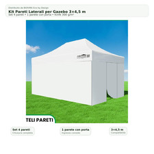 Kit Pareti Laterali per Gazebo
