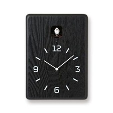 Lemnos CUCU Orologio a Cucù Legno Nero LC10-16 BK con Sensore di Luce