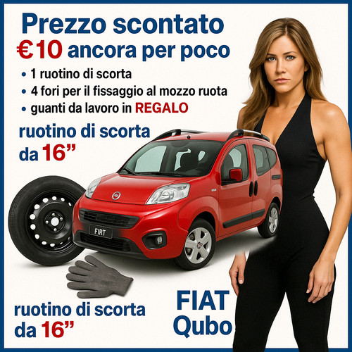 Ruotino scorta per fiat - la,